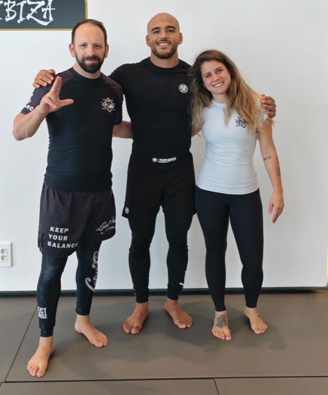 Juan Prego con Kaynan Duarte