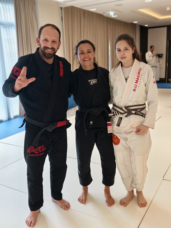 Juan Prego con Michelle Nicolini