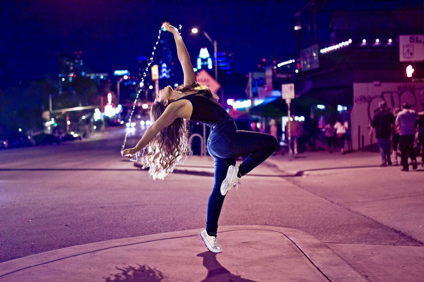 Movimiento en sala de danza